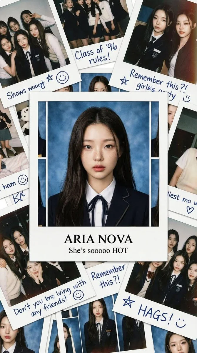 1990s High School Yearbook Collage