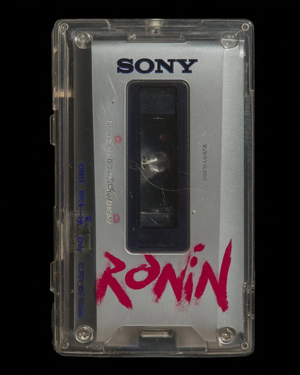 80s Sony Walkman Reimagined with Street Art & Vaporwave Vibes