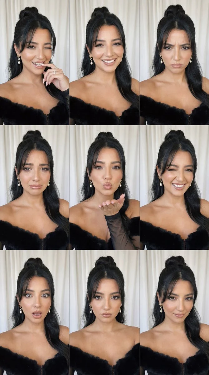 9 Shades of You: The Ultimate Emotion Grid Selfie