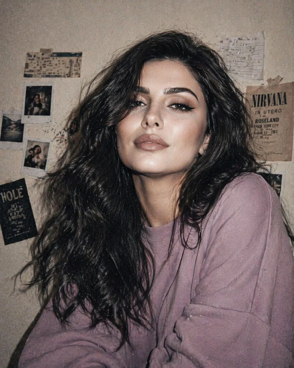 90s-Inspired Casual Portrait with a Hint of Nostalgia