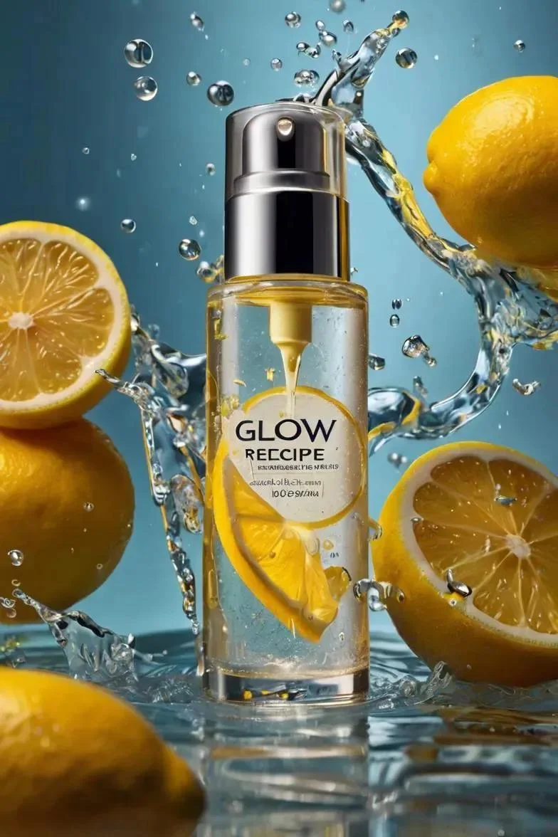 A Burst of Freshness: Lemon Glow Serum Ad
