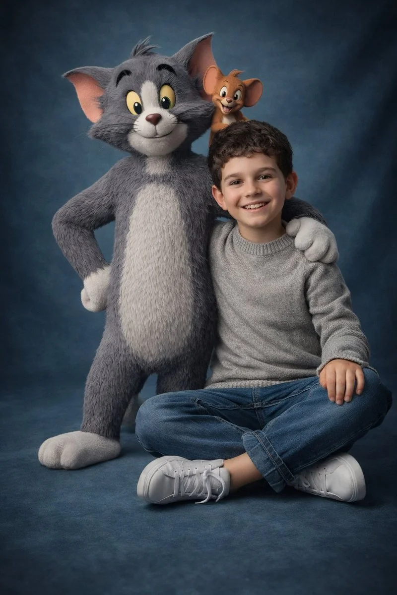 A Cinematic Friendship: A Boy with Tom and Jerry
