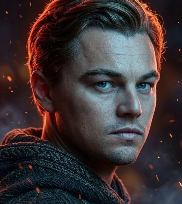 A Cinematic Gaze: Red & Blue Tension