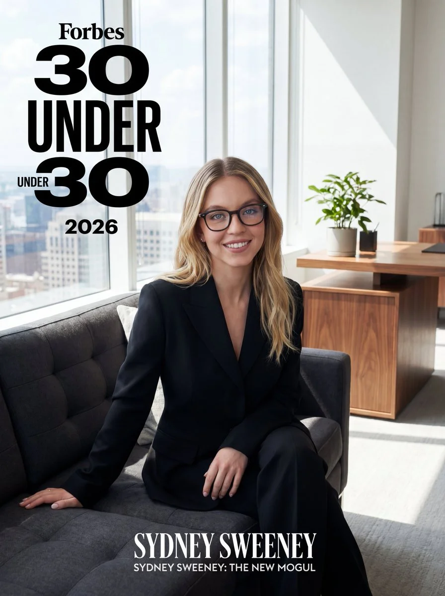 A confident young executive poses in a modern luxury office
