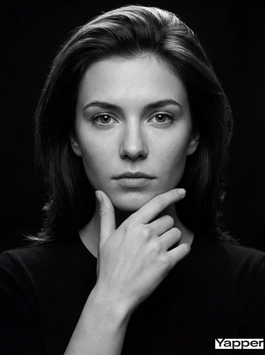 A Contemplative Portrait in Cinematic Monochrome