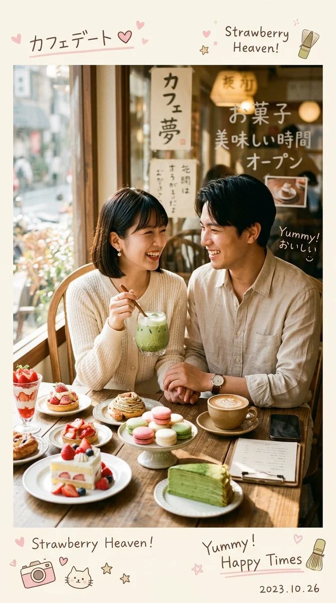 A Cozy Love Story in a Trendy Café