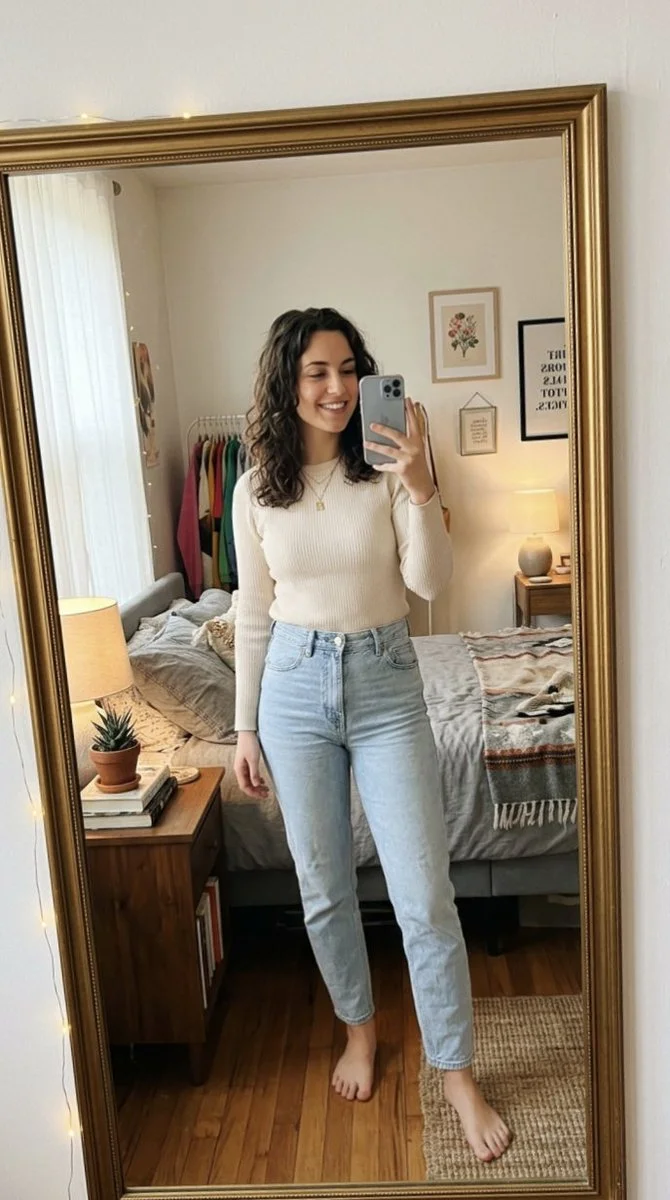 A Cozy Moment in Reflection