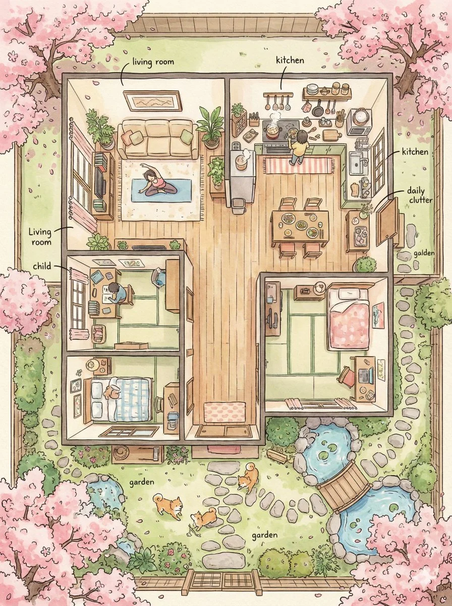 A Cozy Slice of Japanese Family Life