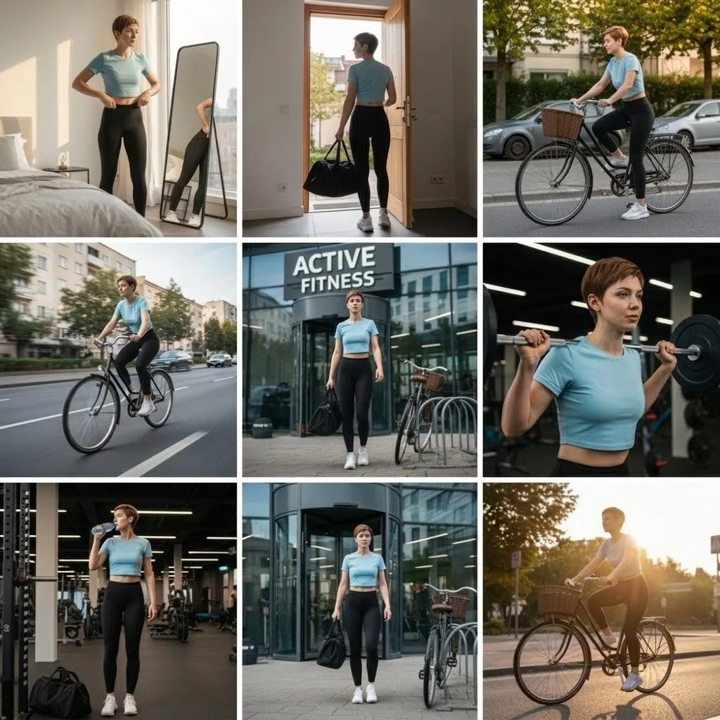 A Day in Motion: Cinematic Gym Journey of a Determined Athlete