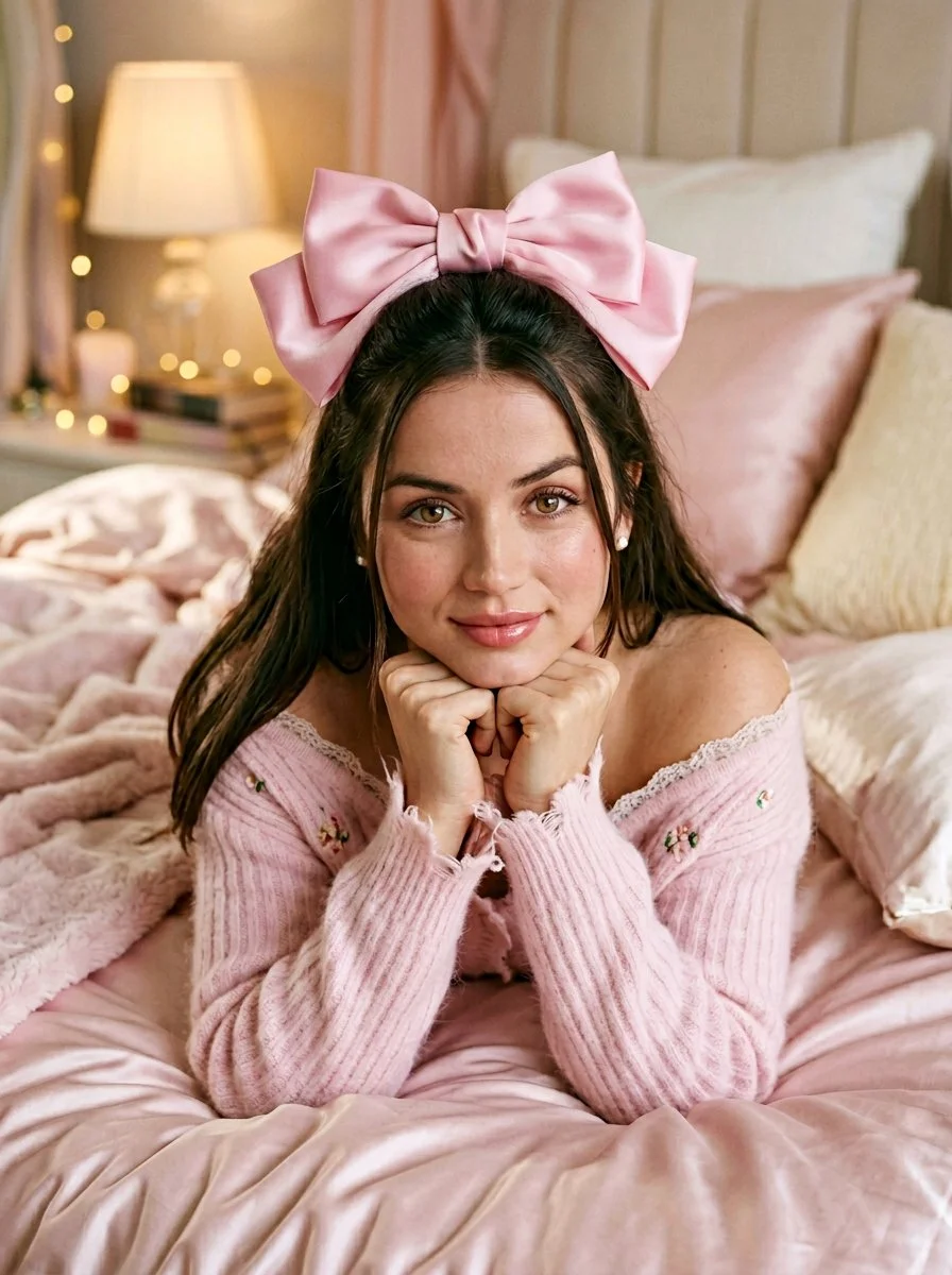 A Dreamy Glow: Ana de Armas and Sydney Sweeney in a Pastel Fantasy