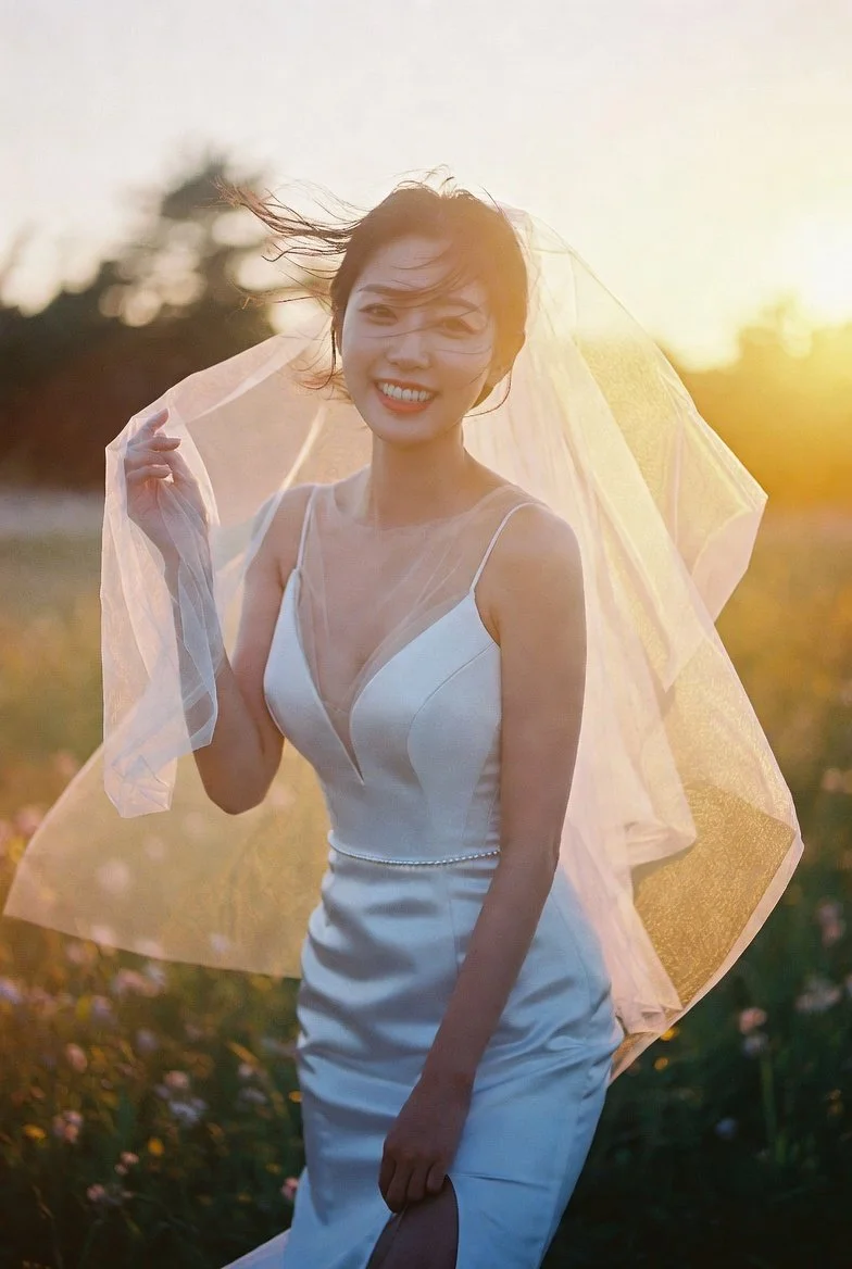 A Dreamy Wedding Dress Moment Caught on Film