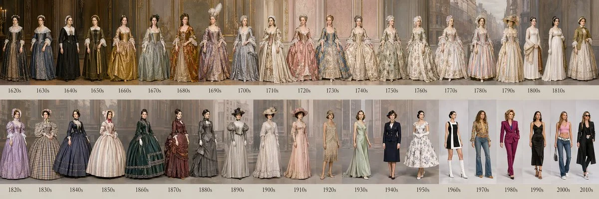 A Fashion Chronicle: Decades Captured in Style