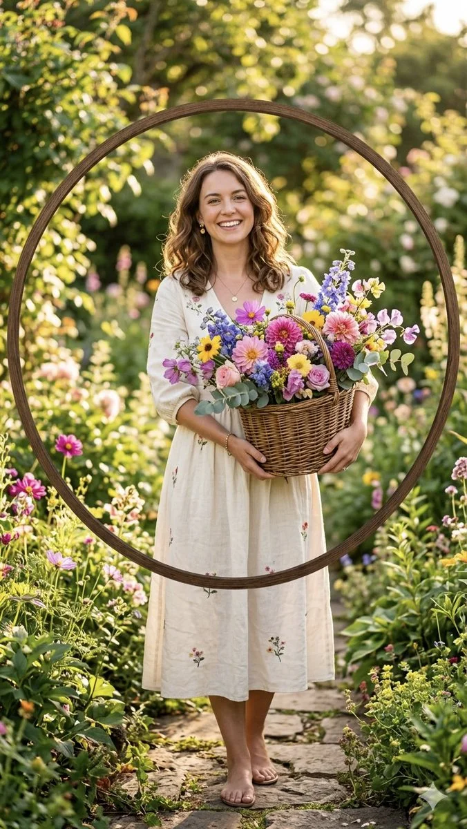 A Garden of Delights: Floral Beauty Framed