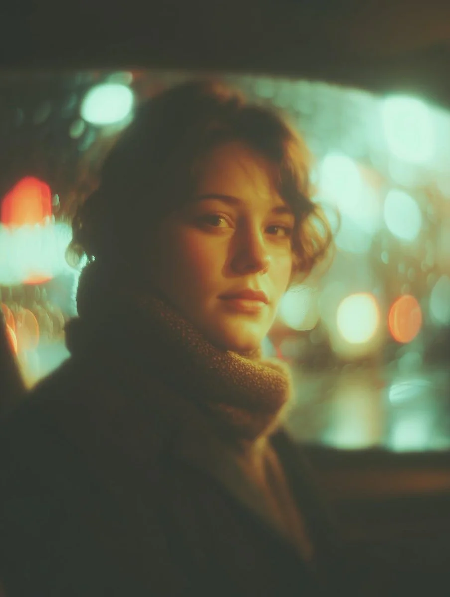 A Glimpse Into Urban Serenity: Portrait of Contemplation