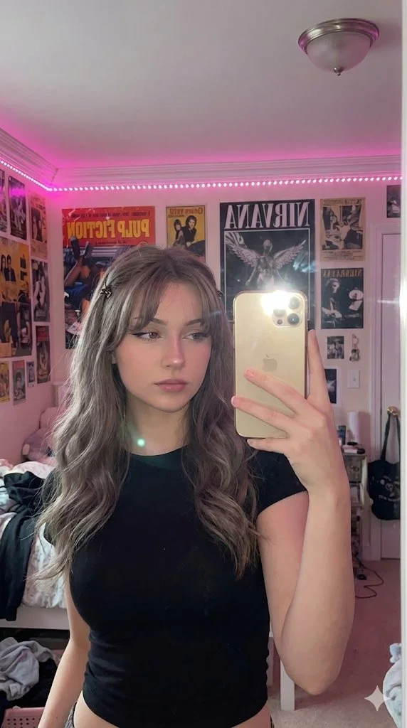 A Glimpse of Gen Z Glam: Mirror Reflections