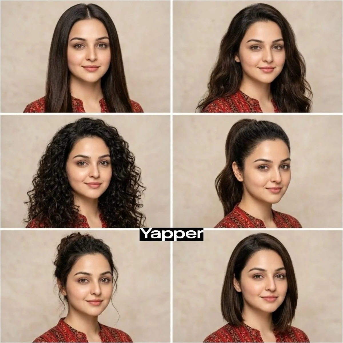 A Glimpse of Me: Six Hairstyles in One Shot