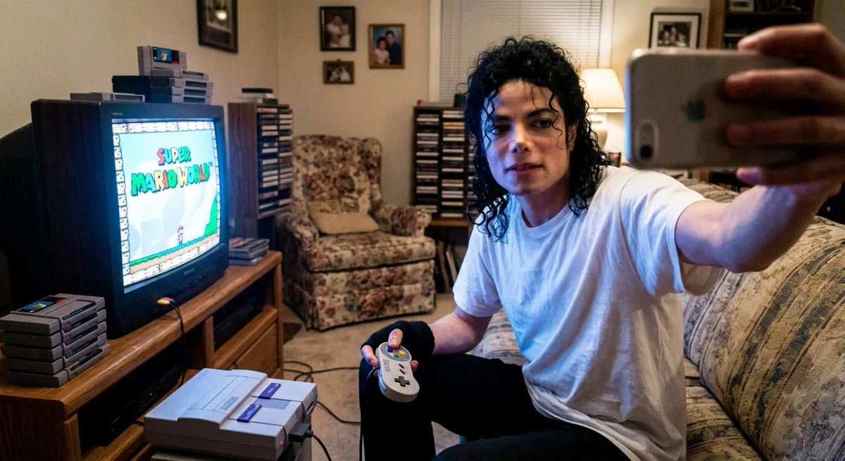 A Glimpse of Michael Jackson's Leisurely Side