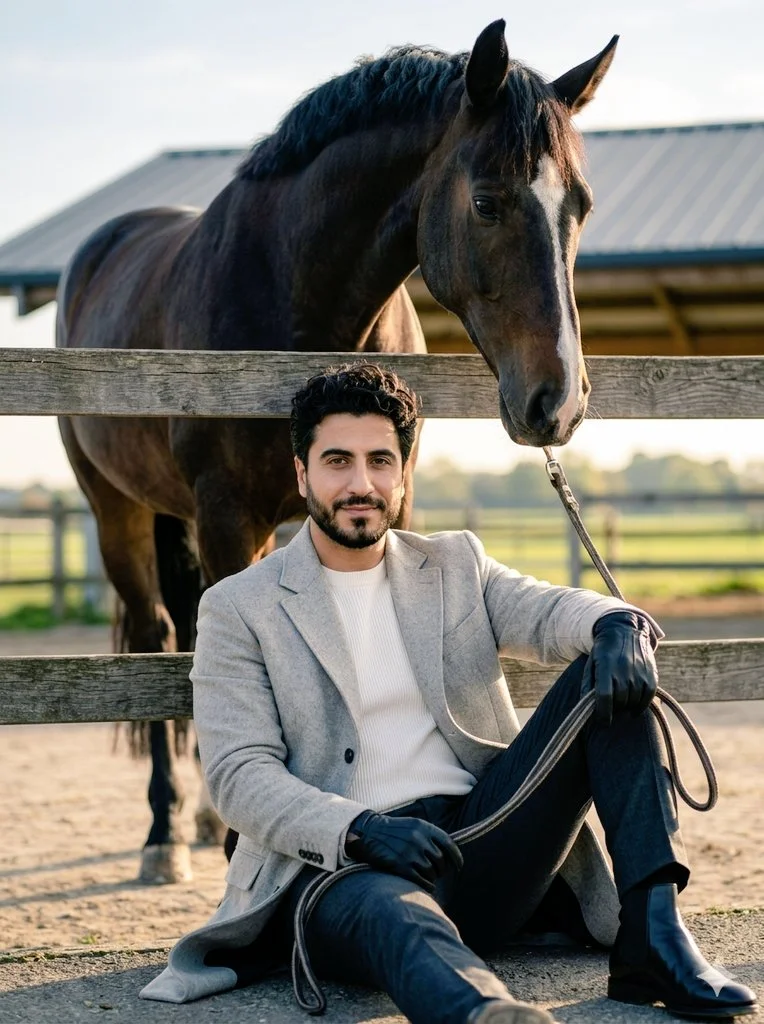 A Handsome Study in Pencil and Ink