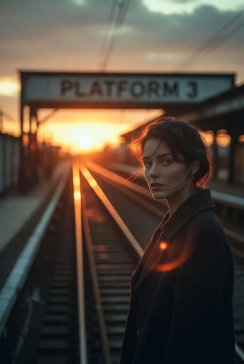 A Moment in Time: Vintage Elegance at Sunset