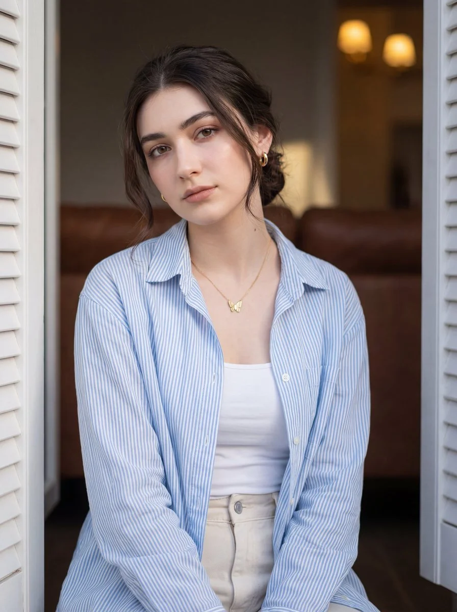 A Moment of Calm: Portrait in Natural Light