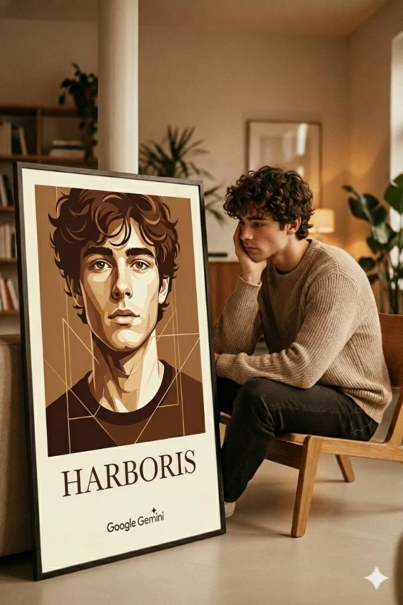 A Portrait of Reflection: The Art of Self in a Modern Space