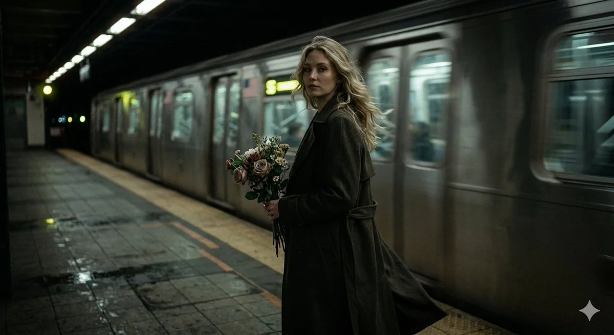 A Quiet Moment at the Subway