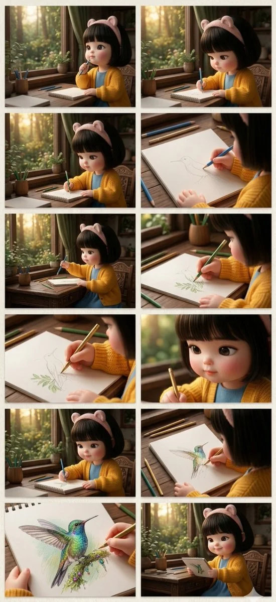 A Quiet Moment of Creation