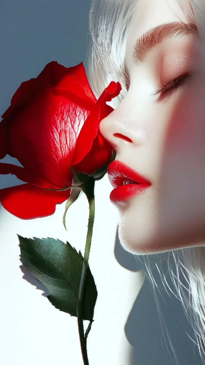 A Romantic Encounter: Beauty Meets Nature