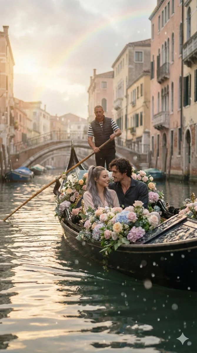A Romantic Serenade on the Venetian Canal