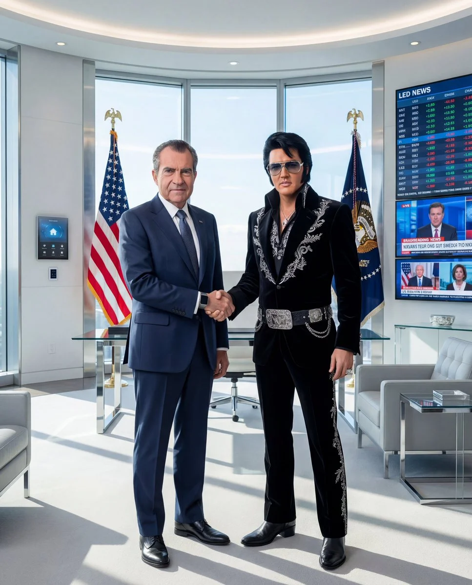 A Royal Encounter: Nixon Meets the King