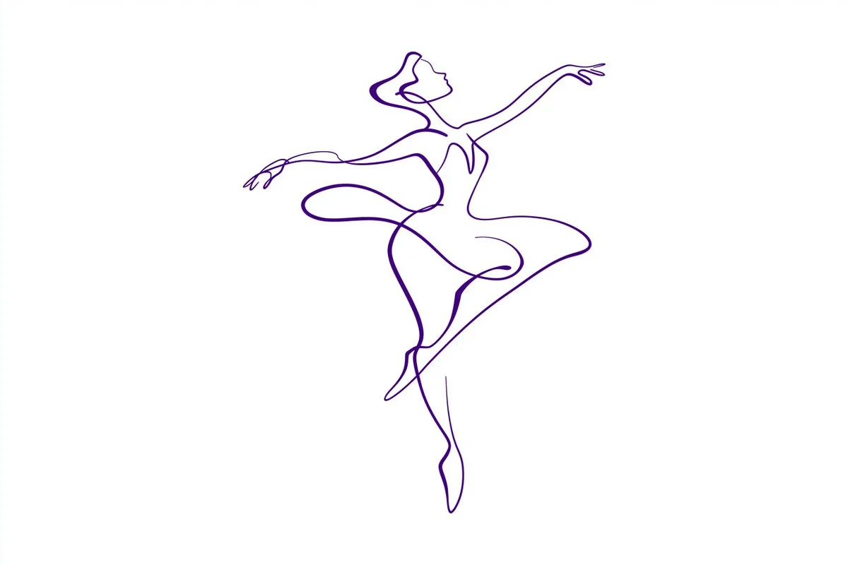 A single continuous line forms an elegant cat silhouette