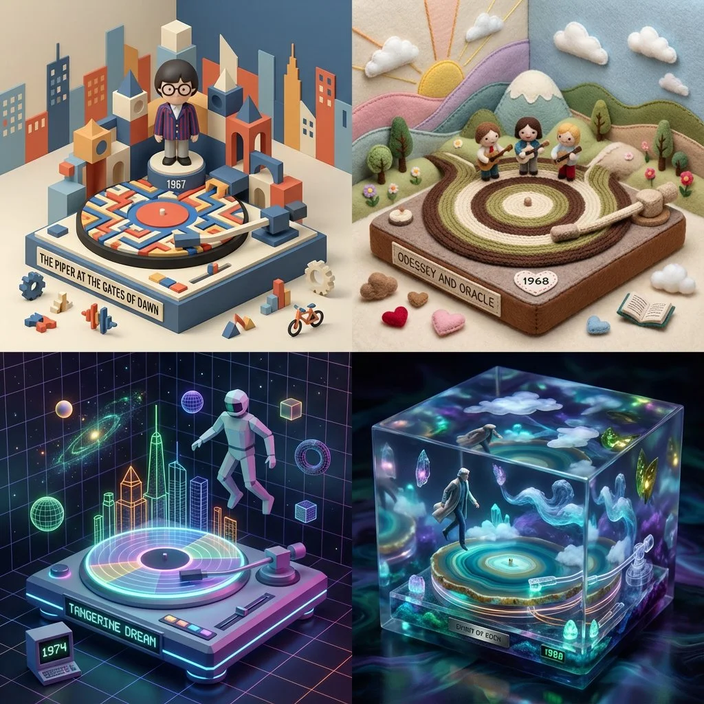 A Sonic Mosaic: Four Hidden Gems Inspired by Pink Floyd