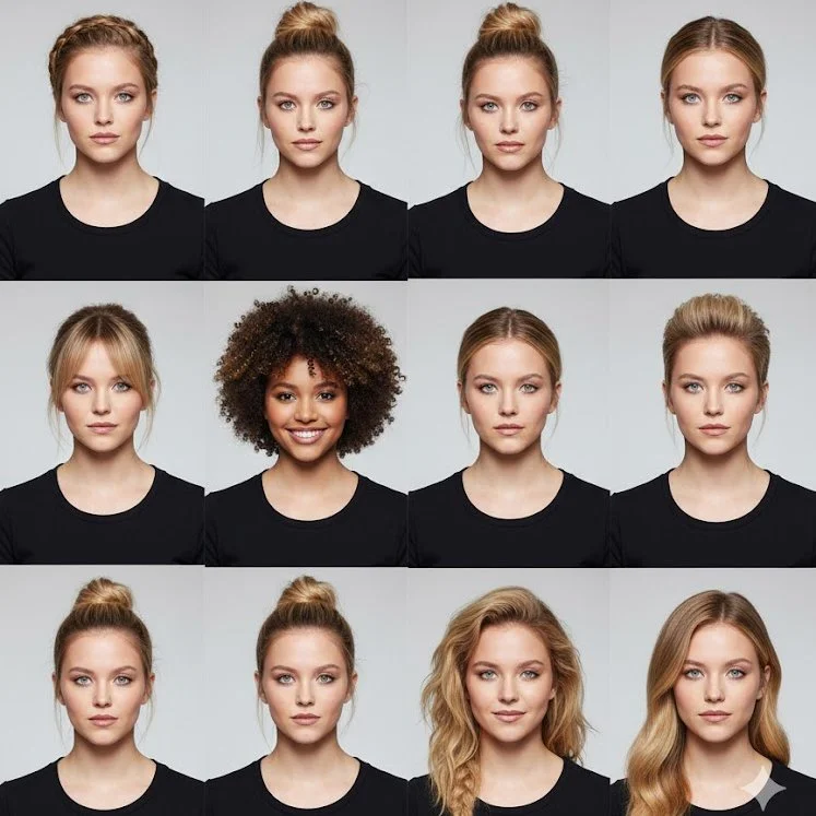 A Spectrum of Hairstyles: One Face, Endless Possibilities
