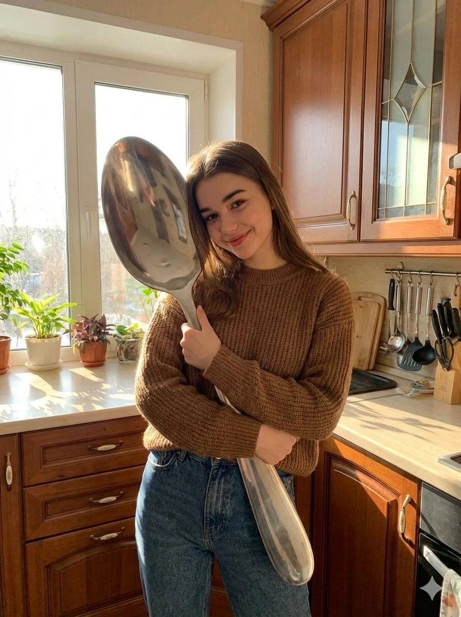 A Spoonful of Joy in a Cozy Kitchen