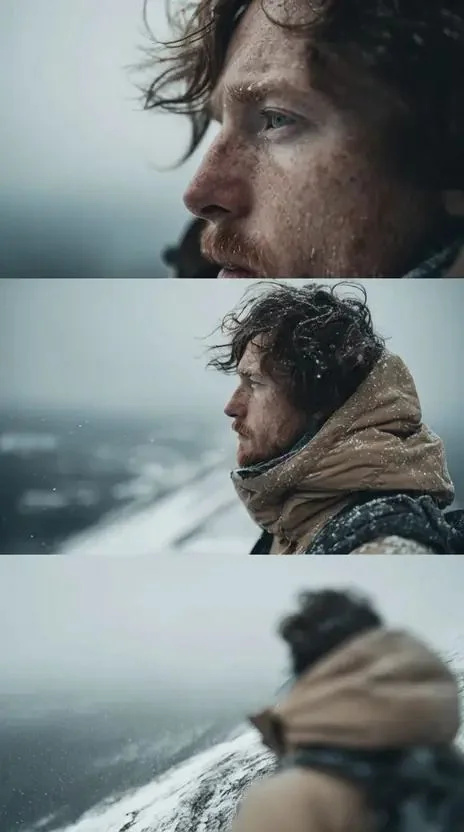 A Stoic Adventurer on a Snowy Peak