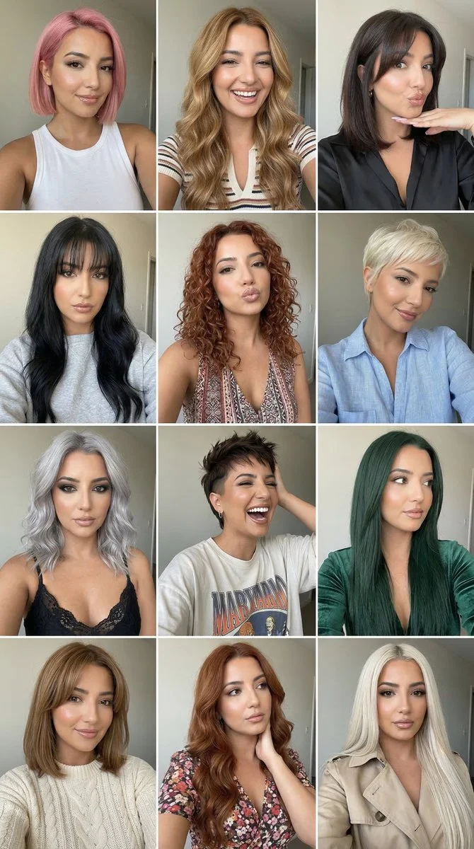 A Stylish Showcase of Selfie Diversity