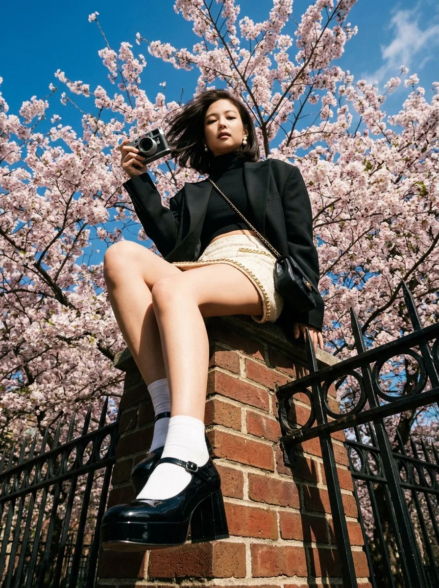A Throne of Sakura: Jennie in Spring's Shadow
