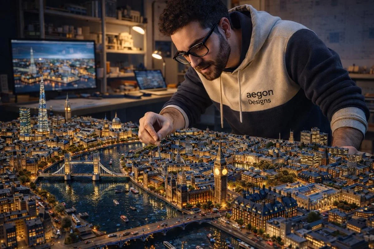 A Tiny Masterpiece: Central London in Stunning Diorama Detail