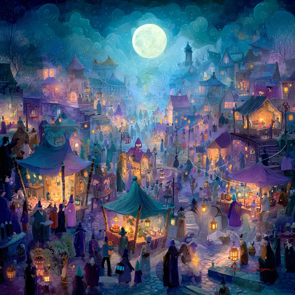 A Whimsical Bazaar Beneath the Stars