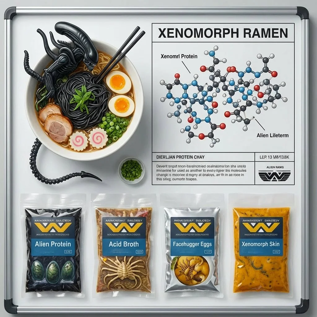 Alien Culinary Creations: Xenomorph Delight