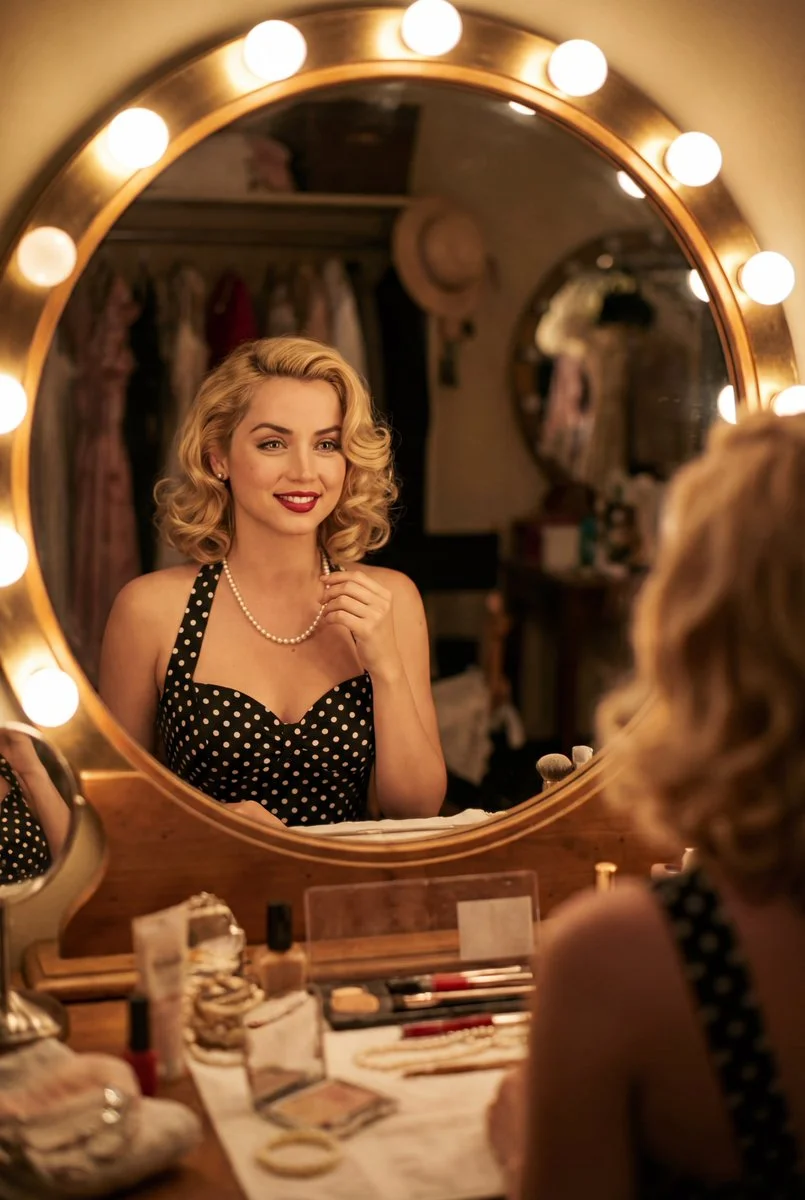 Ana de Armas: A Glimpse of Vintage Glamour