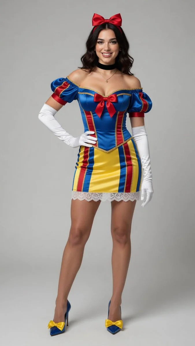 Ana De Armas smiles warmly in a sexy Snow White costume