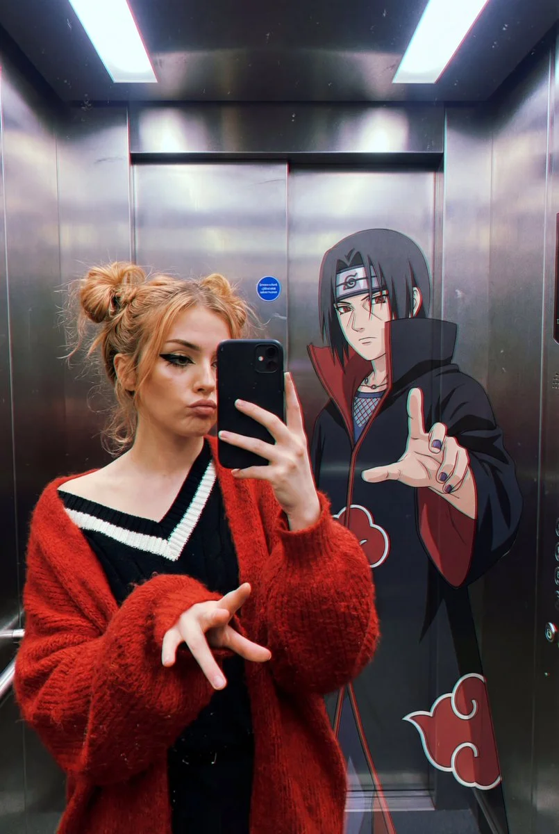 Anime Dreams Meet Elevator Selfies
