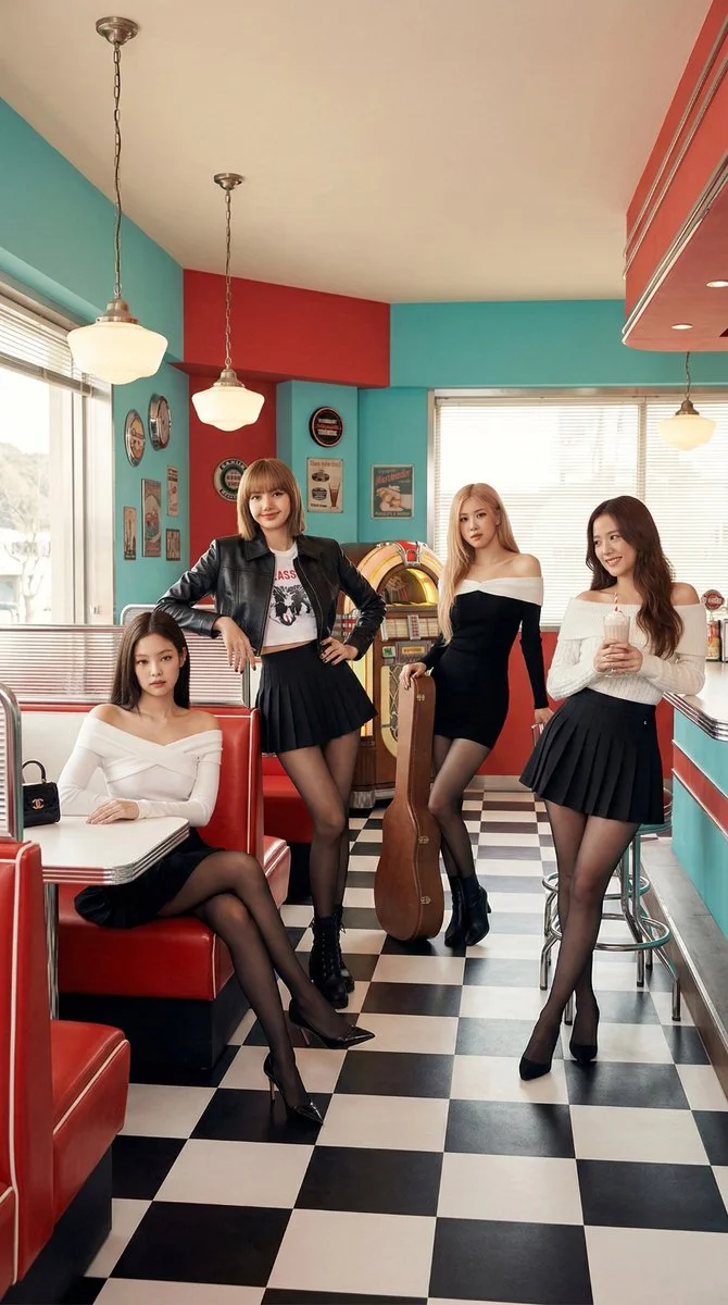 Anya Taylor-Joy's Retro Diner Moment