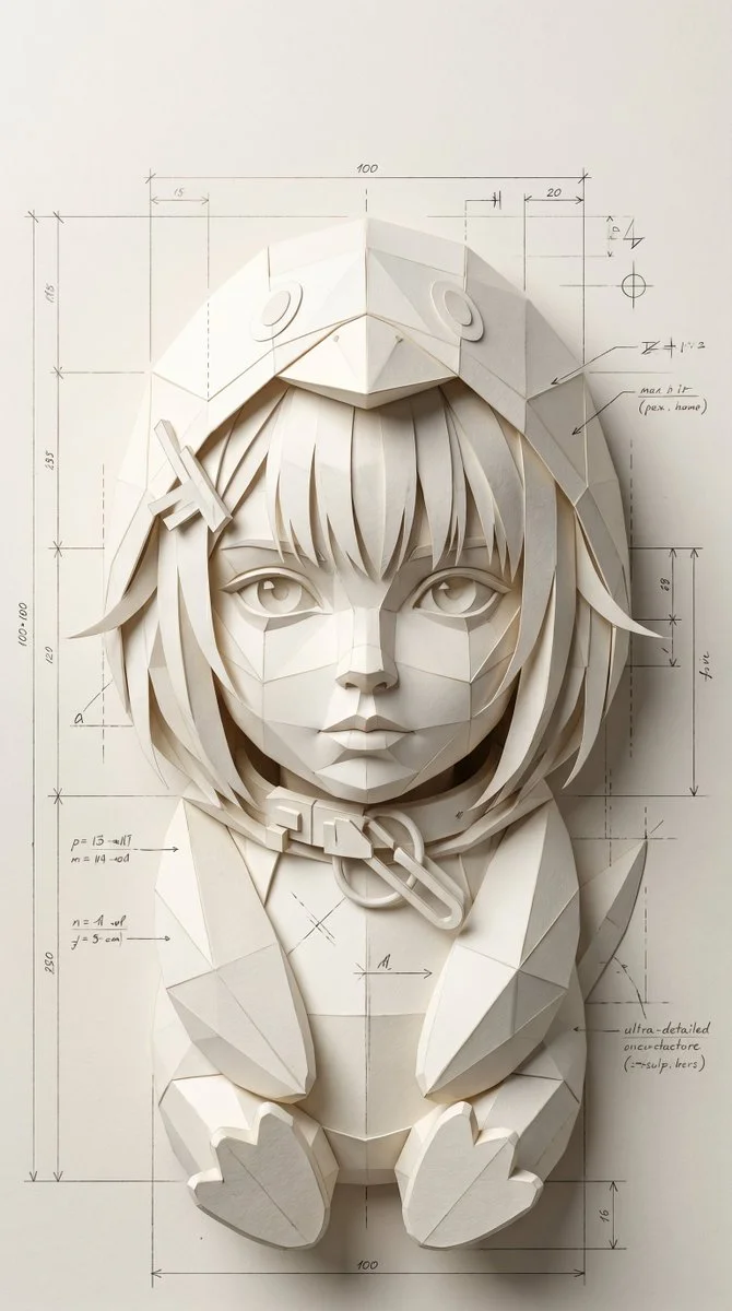 Architectural Elegance: The Paper Sculpture Blueprint