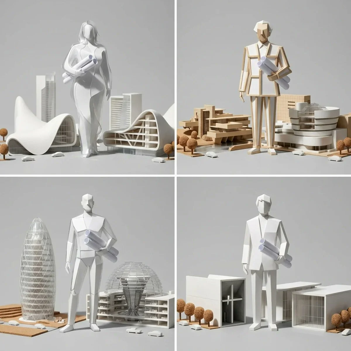 Architectural Giants: A Miniature World of Design Legends