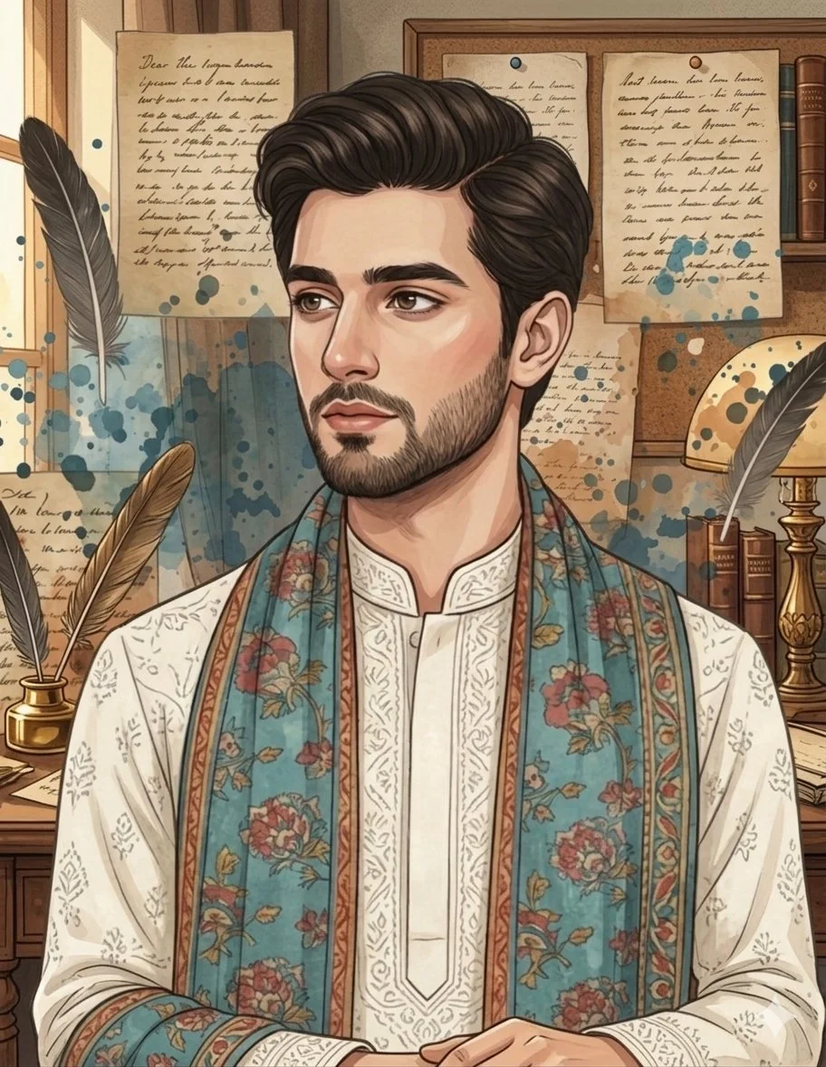 Artistic Fusion: Cultural Heritage Meets Modern Digital Illustration