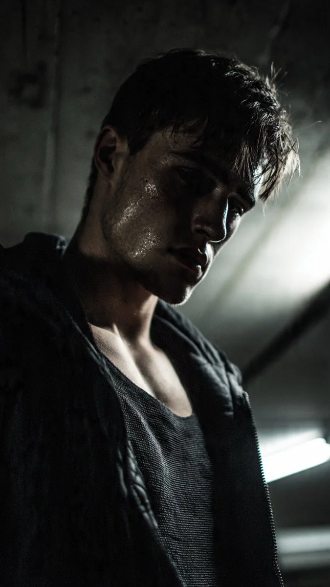 Ashen Hero: A Cinematic Portrait in Shadows