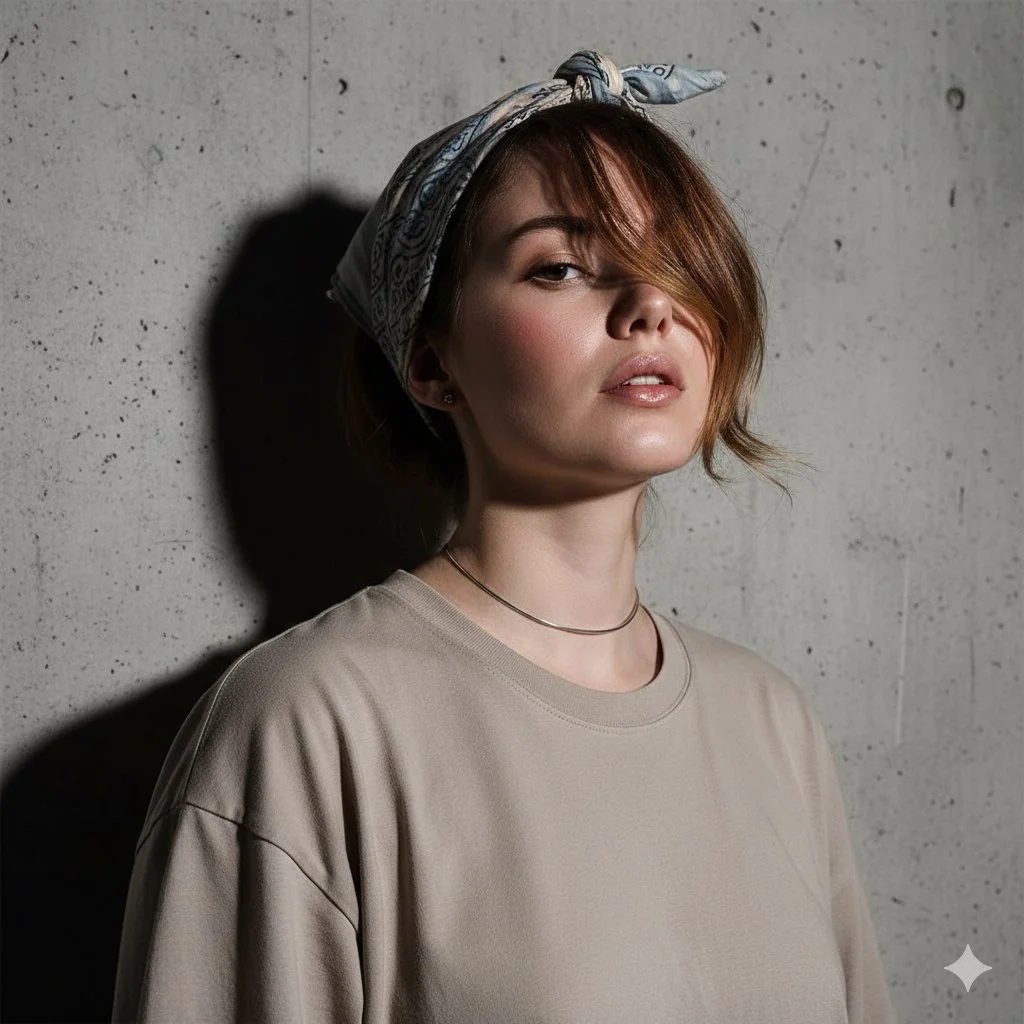 Authentic Edge: A Raw Fashion Portrait