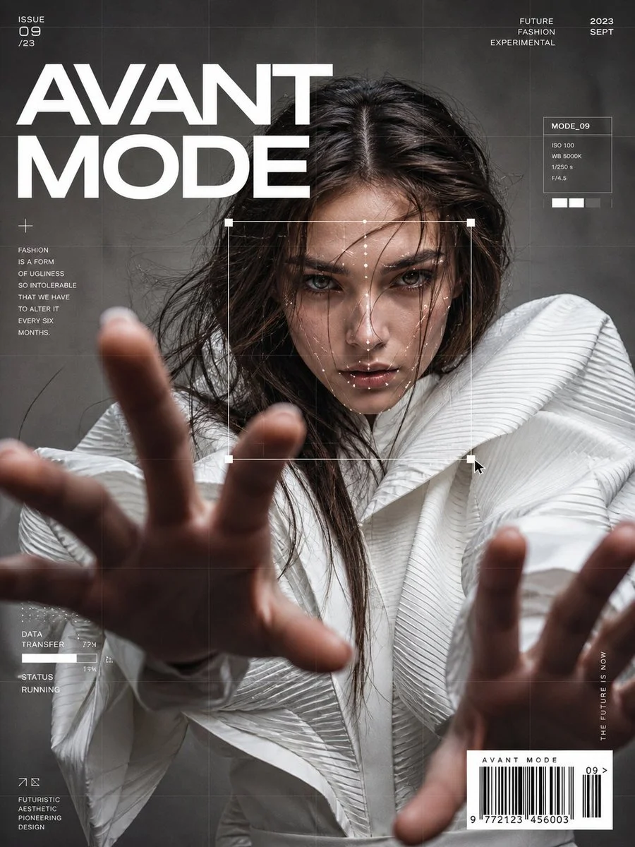 Avant-Garde Couture in High-Tech Editorial